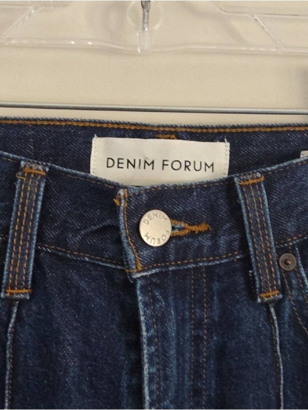 ARITZIA | Denim Forum The '90s Tailored Hi-Rise Wide Jeans non-stretched Sz 24 - Picture 4 of 6